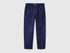 Benetton Dark Blue Boys Stretch Cotton Trousers SKU: 4TCGCE04D_252 Image 01