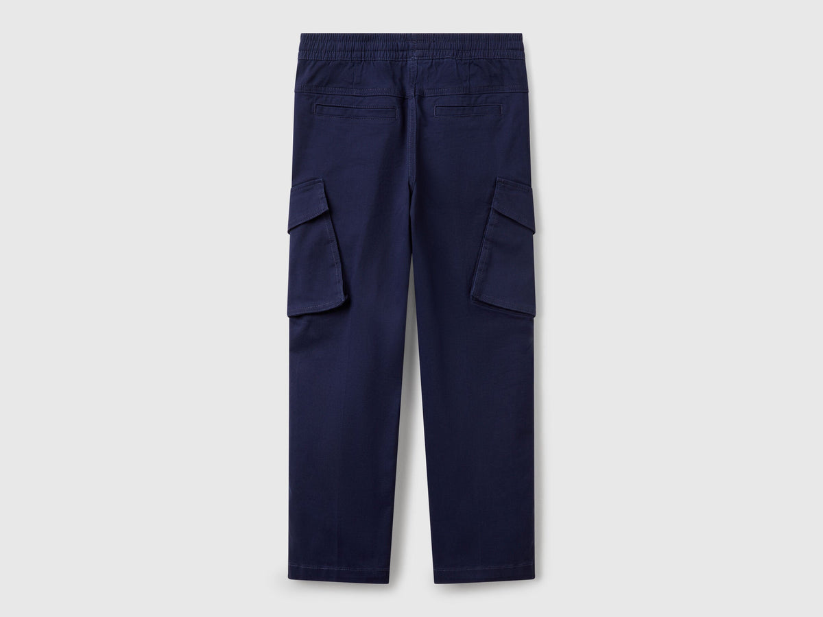 Benetton_Slim Fit Cargo Trousers_4TCGCF049_252_02