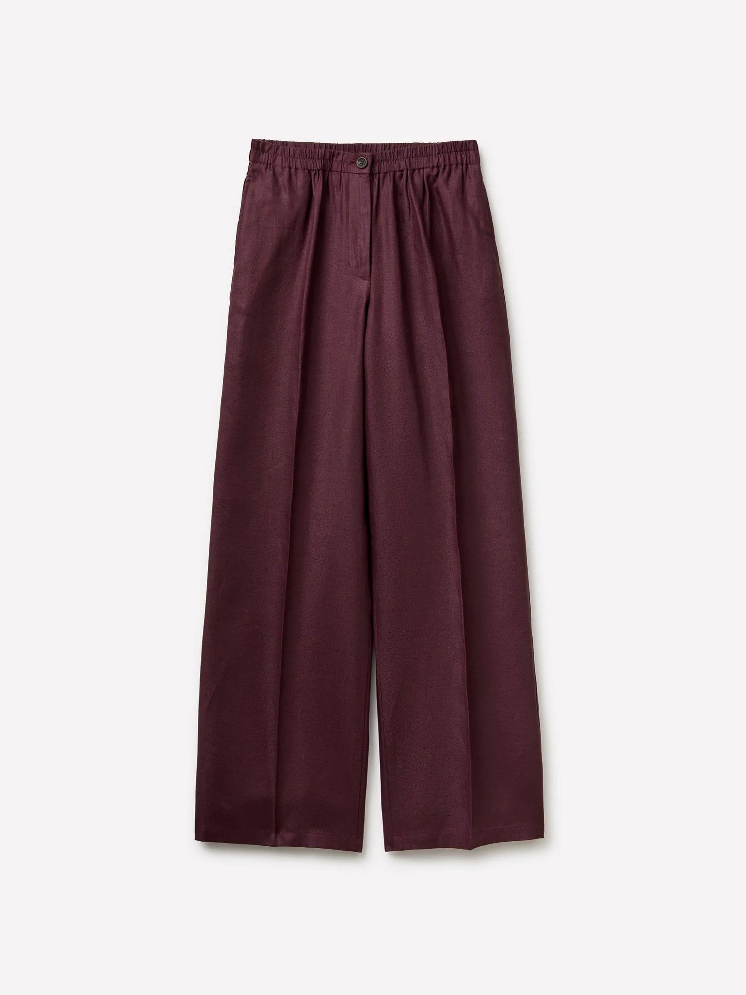 Sisley Dark brown Women Pure Linen Trousers SKU: 4TTSLF08P_1H8 Image 01