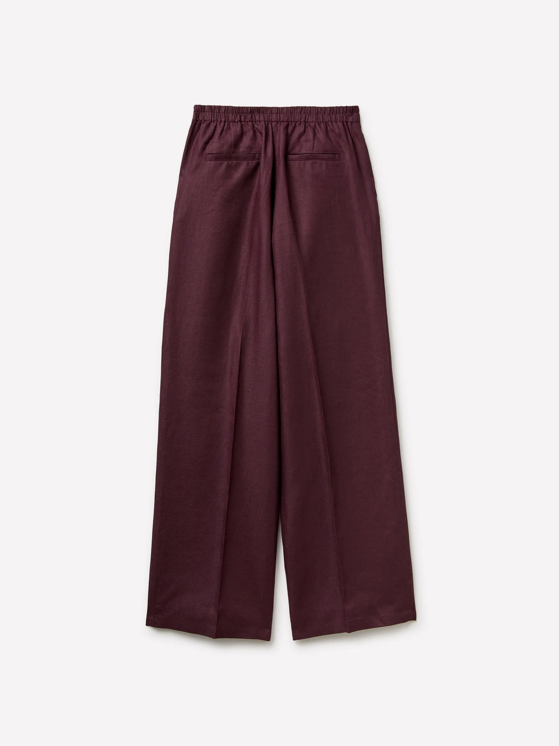 Sisley Dark brown Women Pure Linen Trousers SKU: 4TTSLF08P_1H8 Image 02
