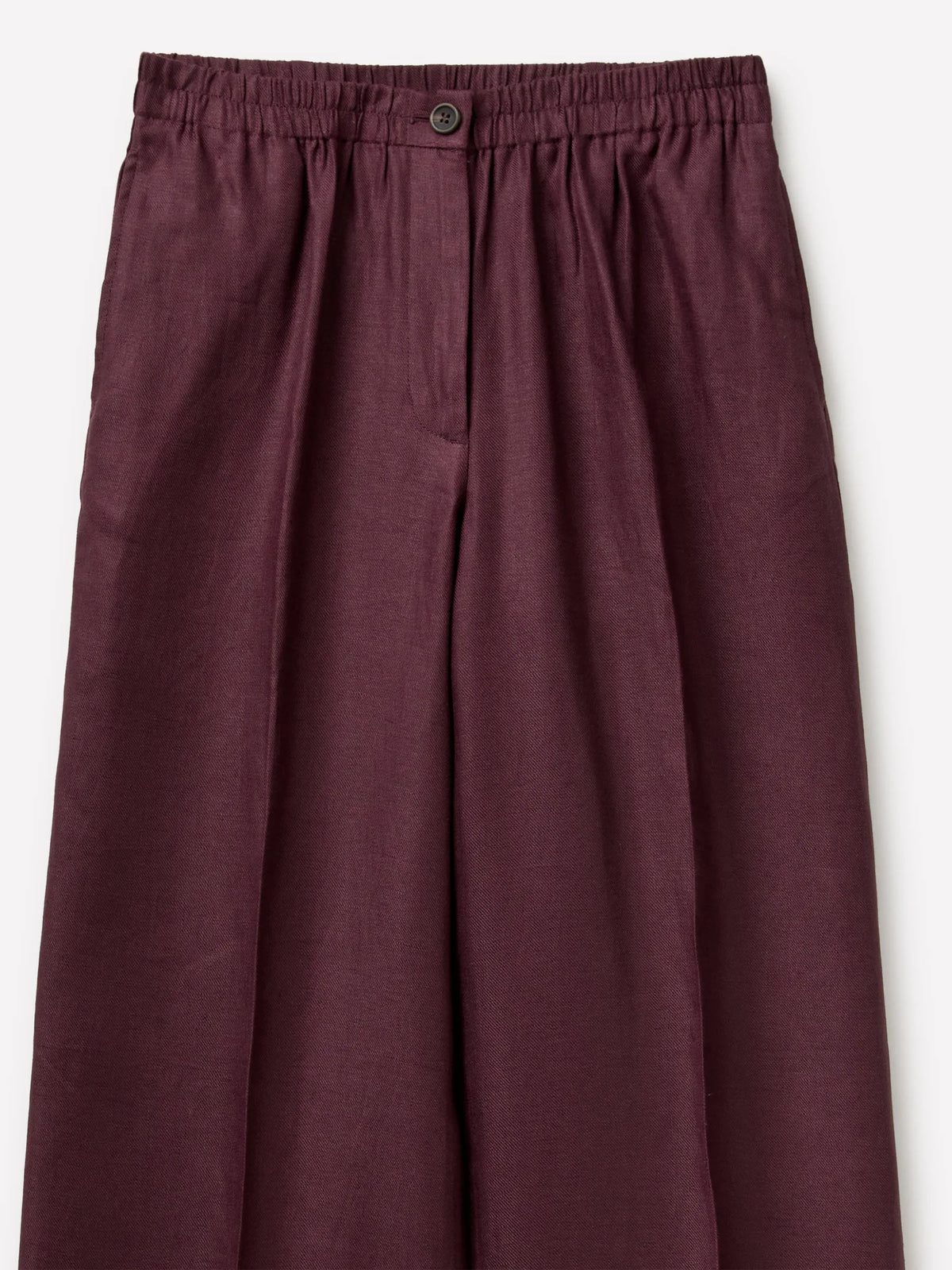 Sisley Dark brown Women Pure Linen Trousers SKU: 4TTSLF08P_1H8 Image 03