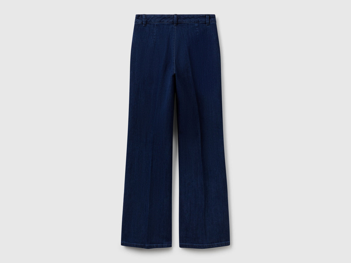 Benetton_Blue_Flared Jeans with Zip_4TUTDF06V_901_05