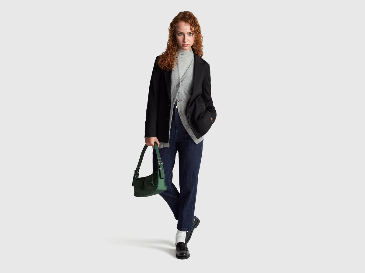 Benetton Blue Women Chino Jeans SKU: 4TUTDF09X_905 Image 01