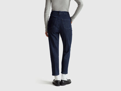 Benetton Blue Women Chino Jeans SKU: 4TUTDF09X_905 Image 03