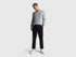 Benetton Dark Blue Men Straight Fit Chinos SKU: 4TZYUF05H_3C1 Image 03