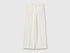 Benetton Creamy White Girls Elegant Trousers SKU: 4U7FCF05Q_074 Image 01