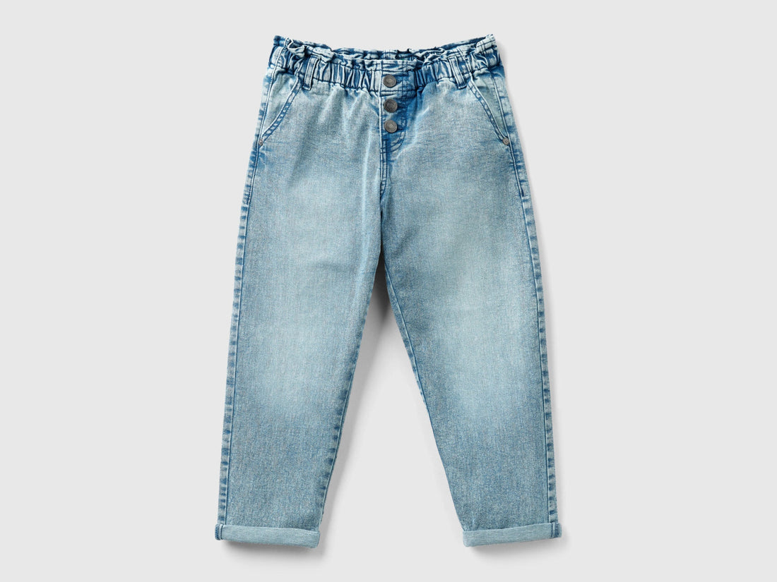 &quot;Eco-Recycle&quot; Denim Paperbag Jeans_4ULQCE02W_902_01