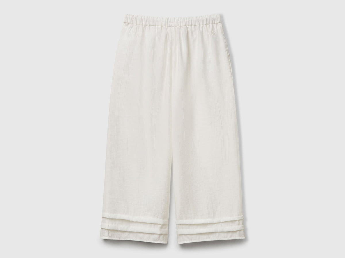 Benetton_Trousers in Viscose Blend_4VDVCF04M_074_02