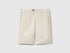 Benetton Beige Men Lightweight Cotton Chino Bermuda Shorts SKU: 4W3LU9014_152 Image 01