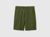 Benetton Olive Green Men Lightweight Cotton Chino Bermuda Shorts SKU: 4W3LU9014_35Y Image 01