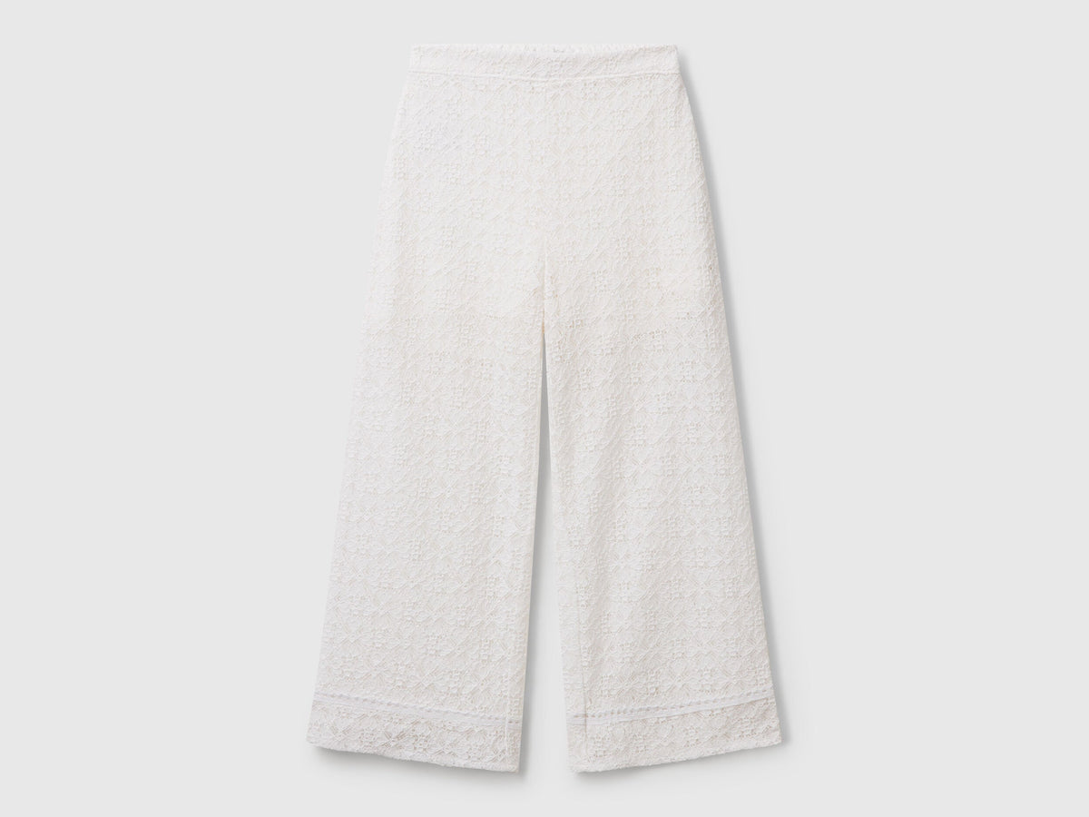 Benetton_Wide Leg Trousers in Lace_4WYWCF04E_901_01