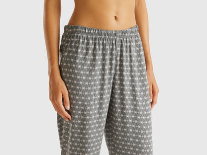 Patterned Pyjamas in Pure Viscose_4X9X3P00J_61A_03