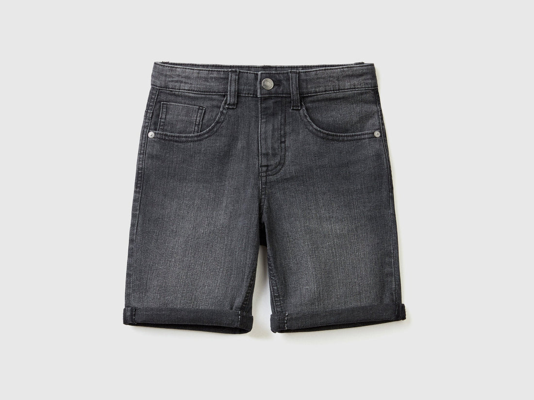 Slim Fit Bermudas In &quot;Eco-Recycle&quot; Denim_4XA2C9013_700_01