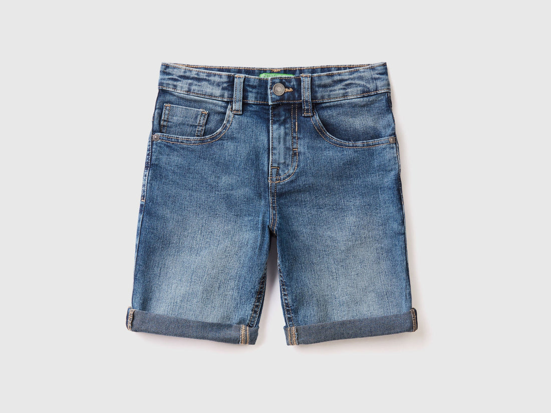 Slim Fit Bermudas In &quot;Eco-Recycle&quot; Denim_4XA2C9013_902_01