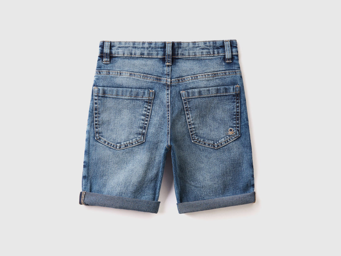 Slim Fit Bermudas In &quot;Eco-Recycle&quot; Denim_4XA2C9013_902_02