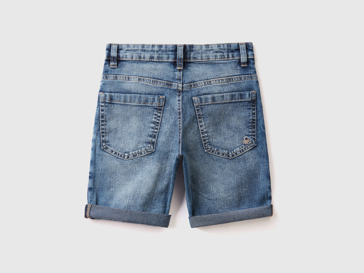 Slim Fit Bermudas In "Eco-Recycle" Denim_4XA2C9013_902_02