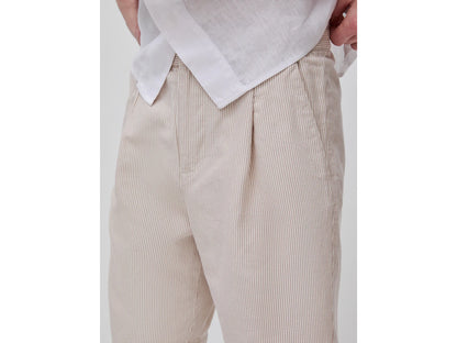 Benetton Creamy White Men Regular Fit Bermuda Shorts in Linen Blend SKU: 4YQSU901I_906 Image 04
