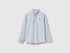 Benetton Sky Blue Boys Sky Blue Button-Down Shirt SKU: 54AZCQ00R_081 Image 01
