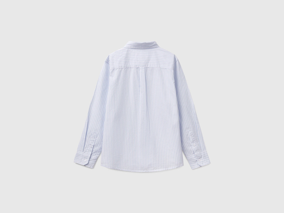 Benetton_Striped Button Down Shirt_54AZCQ00R_906_02