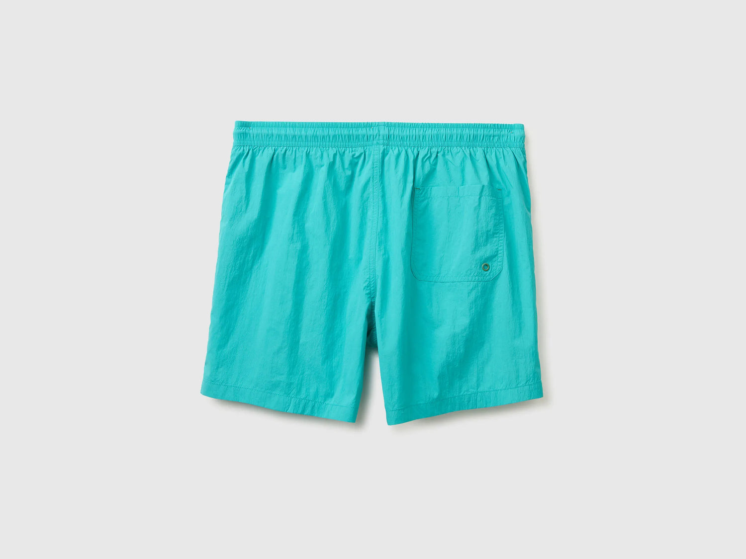 Benetton Turquoise Men Drawstring Swim Trunks SKU: 57EH6X00V_027 Image 02