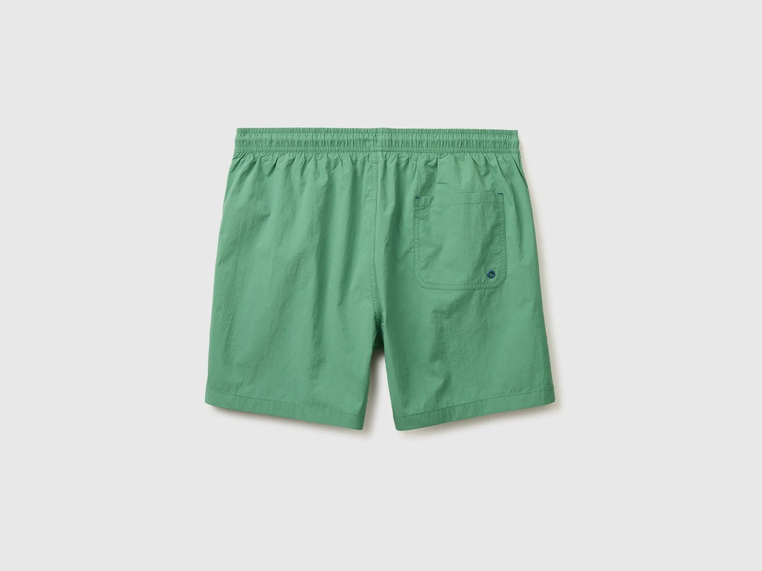 Benetton Green Men Drawstring Swim Trunks SKU: 57EH6X00V_0P8 Image 02