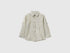 Benetton Lime Boys Striped Linen Blend Shirt SKU: 58DNGQ036_903 Image 01