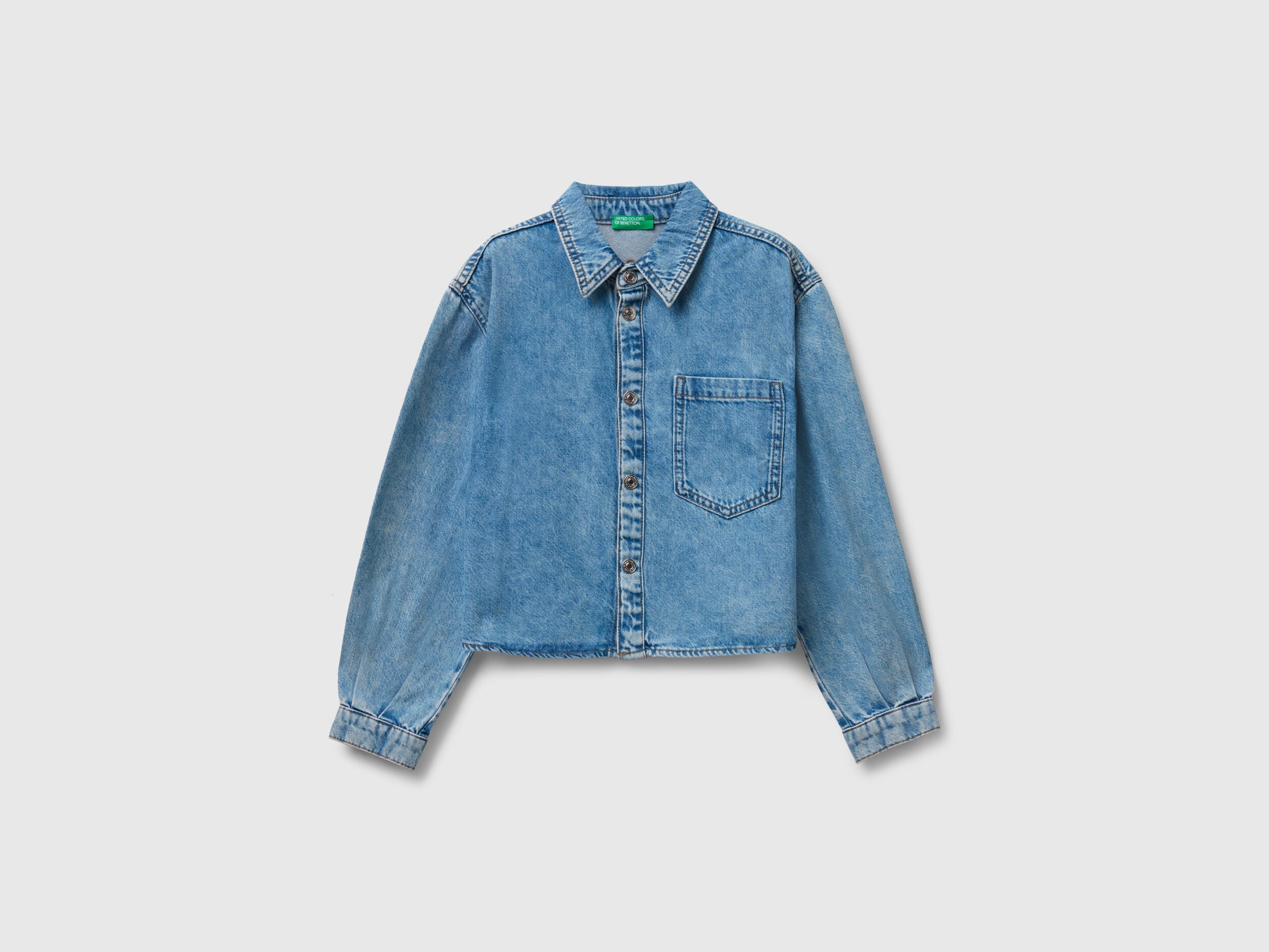 Benetton_Blue_Denim Shirt_59K4CQ04F_901_01