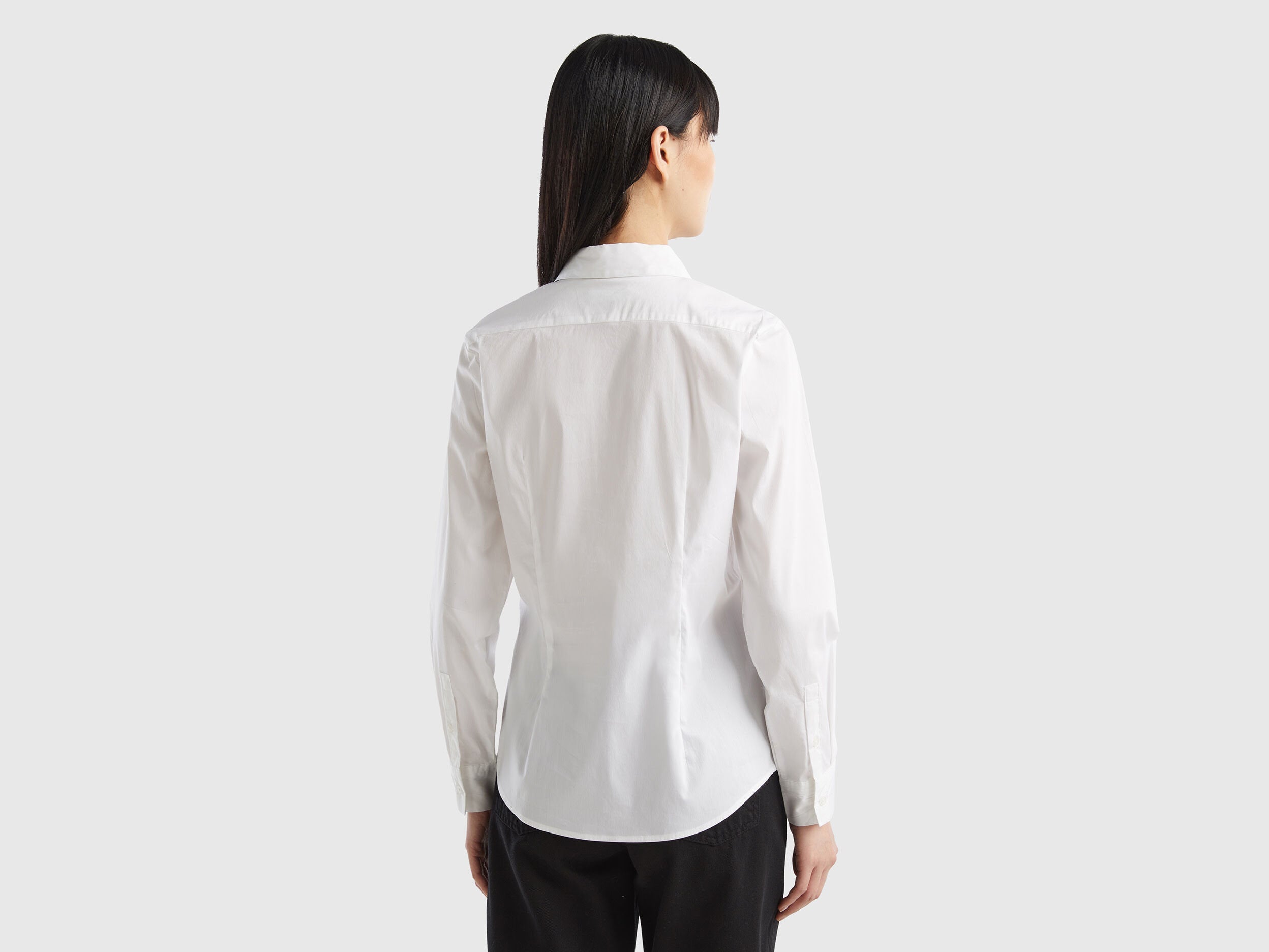 Shirt In Stretch Cotton Blend_5AWRDQ03B_101_03