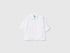 Benetton White Women Short Shirt in Pure Linen SKU: 5BML5QB75_101 Image 01