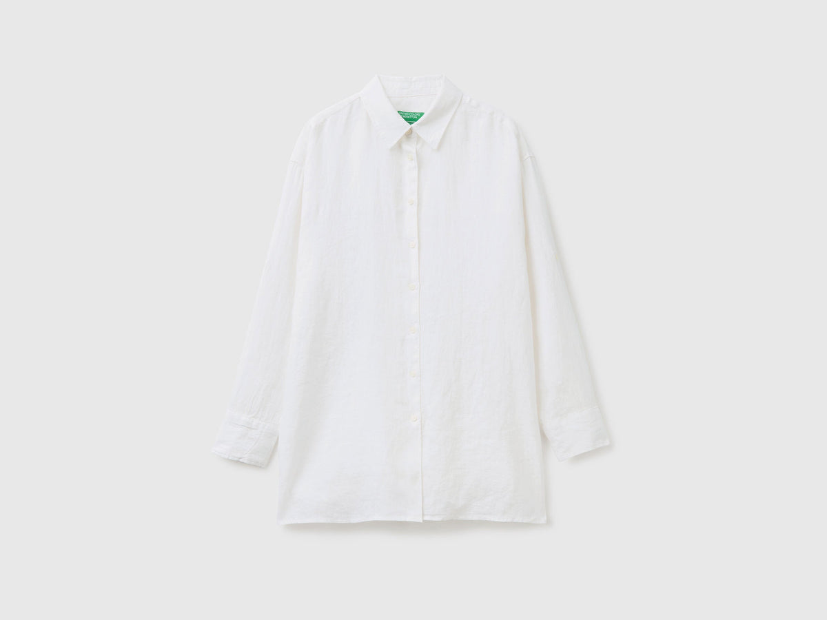 Long Shirt In Pure Linen_5Bmldq03C_101_04