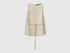 Benetton Beige Women 100% Linen Tank Top with Strap SKU: 5BMLDQ0DZ_152 Image 01