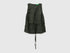 Benetton Military Green Women 100% Linen Tank Top with Strap SKU: 5BMLDQ0DZ_20W Image 01