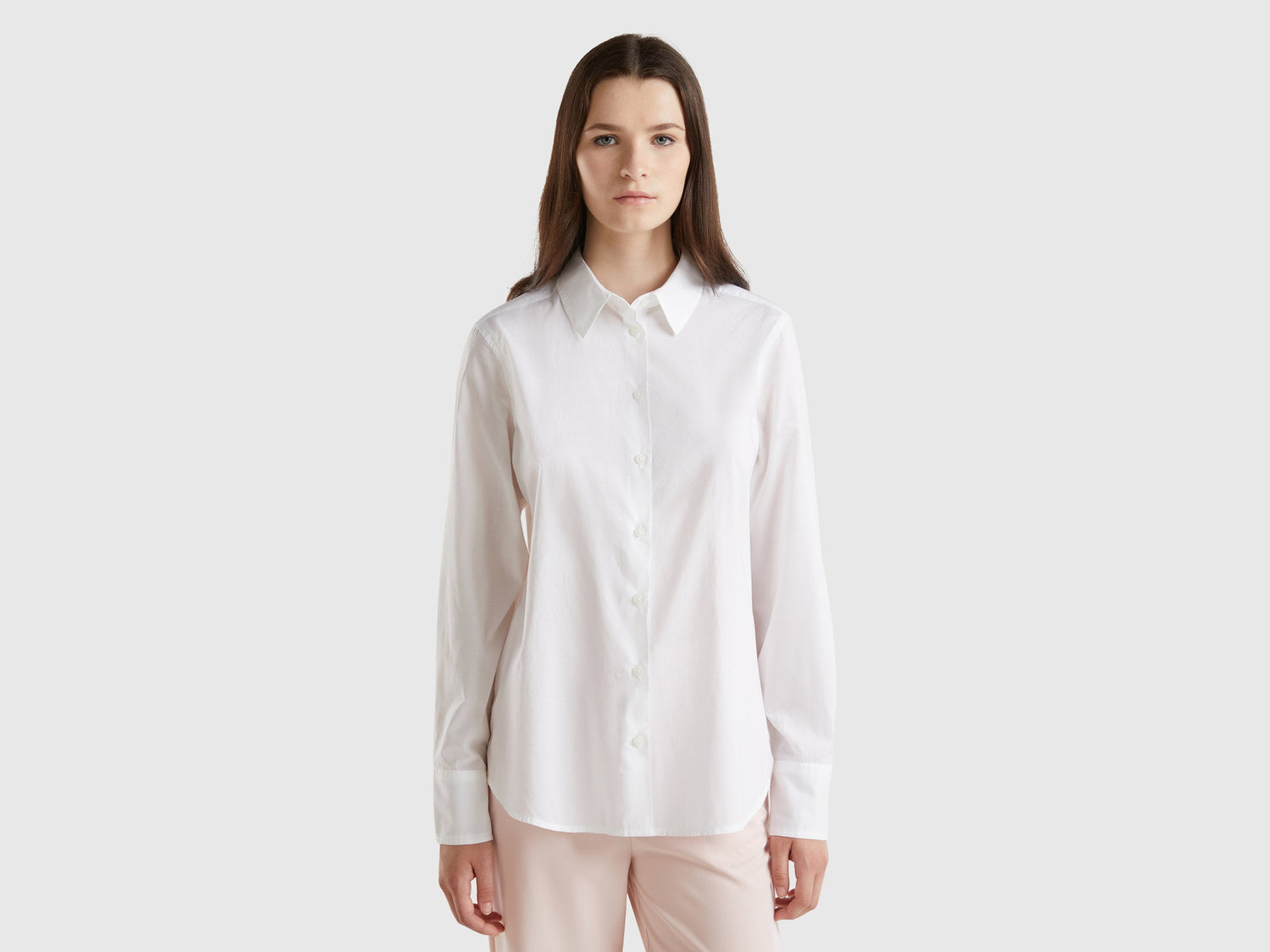 Regular Fit Shirt In Light Cotton_5CQYDQ06U_101_01