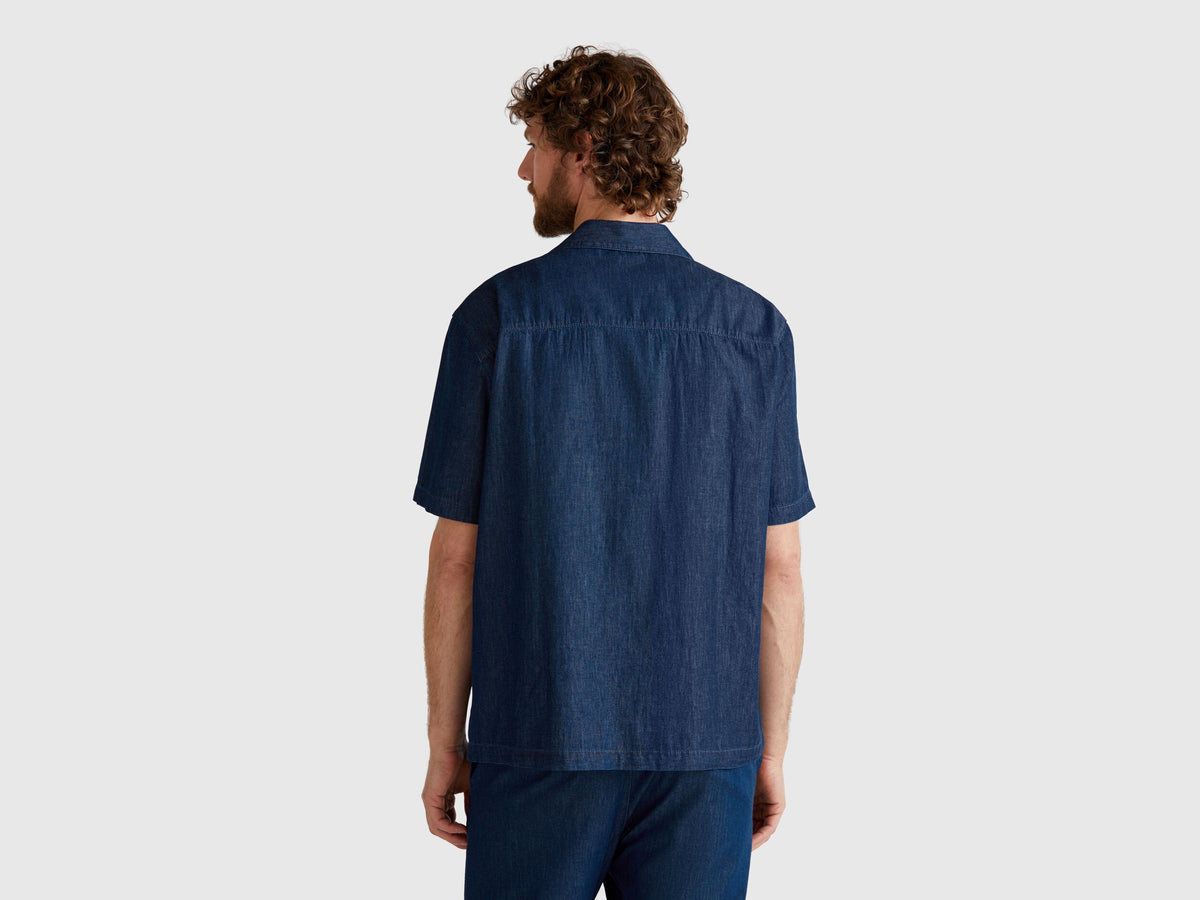 Benetton_Chambray Shirt_5DHJUQ05K_901_02