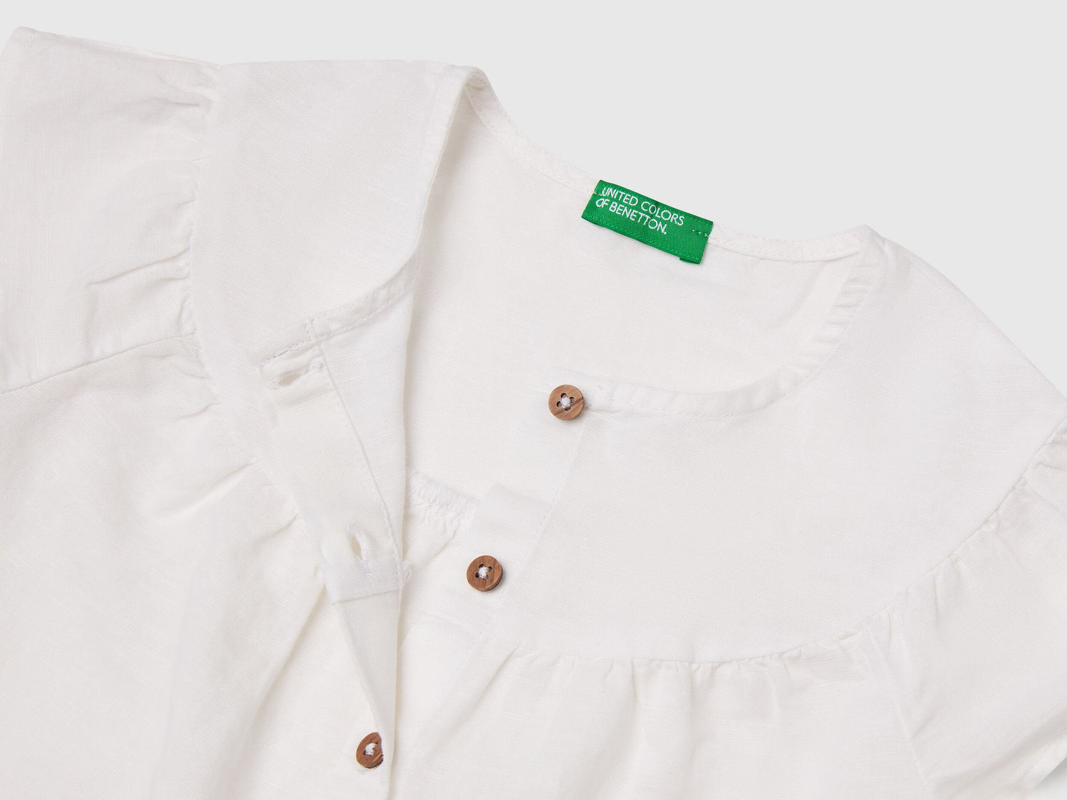 Benetton_Blouse in Linen Blend_5IPVGQ02E_101_03