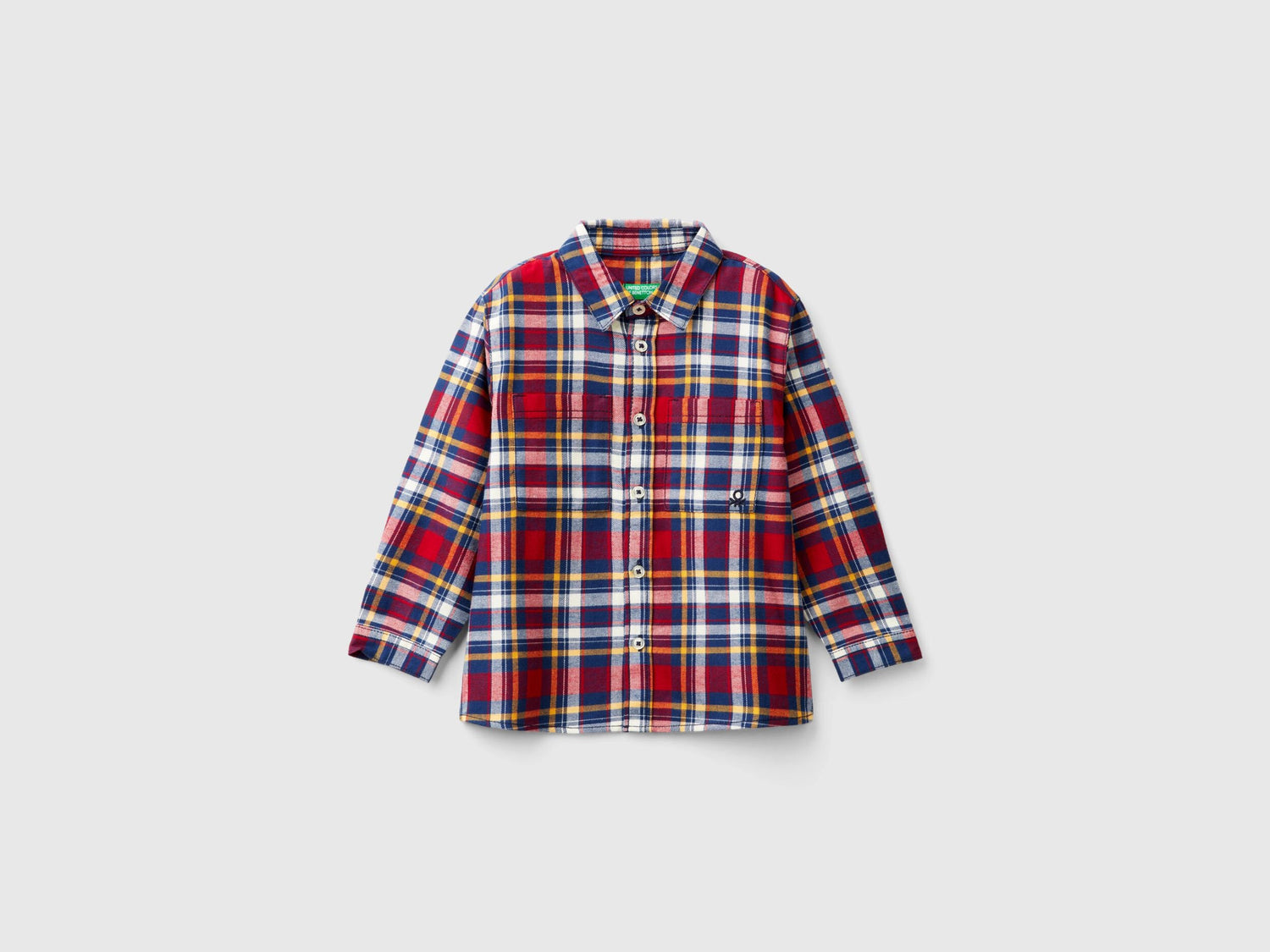 Plaid Shirt in 100% Cotton_5LQHGQ024_910_01