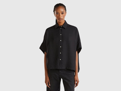 Oversized Shirt In Modal¨ Blend_5O79DQ0AB_100_01