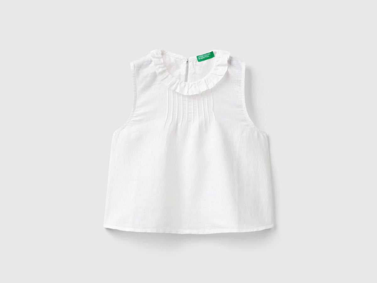 Blouse With Ruffle Collar_5OK4GH003_101_01