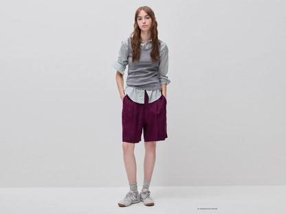 Benetton Light Gray Women Long-Sleeved Patterned Shirt SKU: 5Q6SDQ0AY_60J Image 03