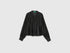 Benetton Black Women Lightweight Blouse with Pleats SKU: 5SI1DQ0E5_100 Image 01