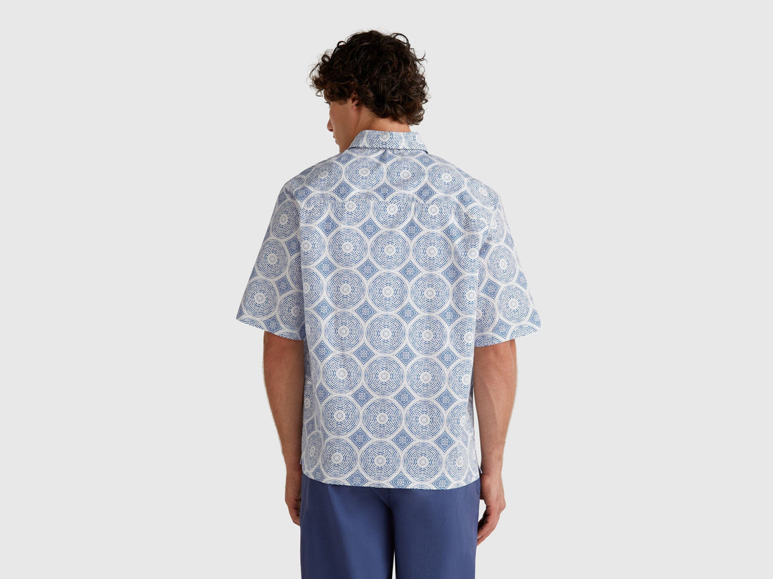 Benetton_Short Sleeve Patterned Shirt_5UBMUQ05P_68Q_02