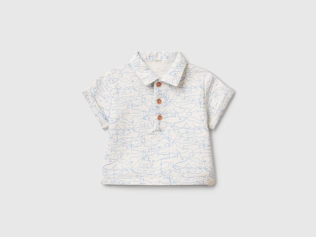 Benetton_Polo with Shark Print_5UZ8AQ00V_70J_01