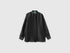 Benetton Black Women Flowy Shirt with Micro Polka Dots SKU: 5UZHDQ0DI_62F Image 01