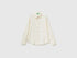 Benetton Creamy White Women Flowing Striped Shirt SKU: 5X0VDQ0DC_6R2 Image 01