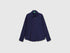 Benetton Dark Blue Women Flowing Striped Shirt SKU: 5X0VDQ0DC_852 Image 01