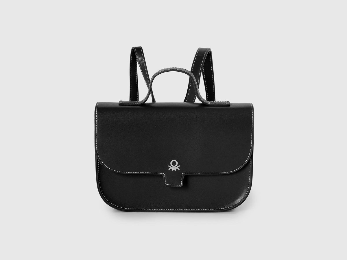 Benetton_Black_Pouch in Imitation Leather_635XCY02B_100_01