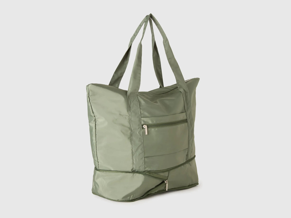 Benetton Military green Men, Women Military Green Resealable Bag SKU: 65KTVY02F_904 Image 02