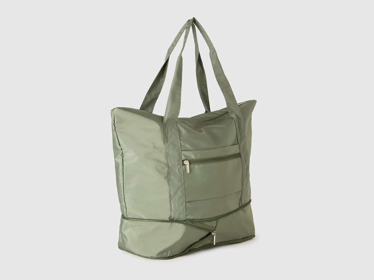 Benetton Military green Men, Women Military Green Resealable Bag SKU: 65KTVY02F_904 Image 02