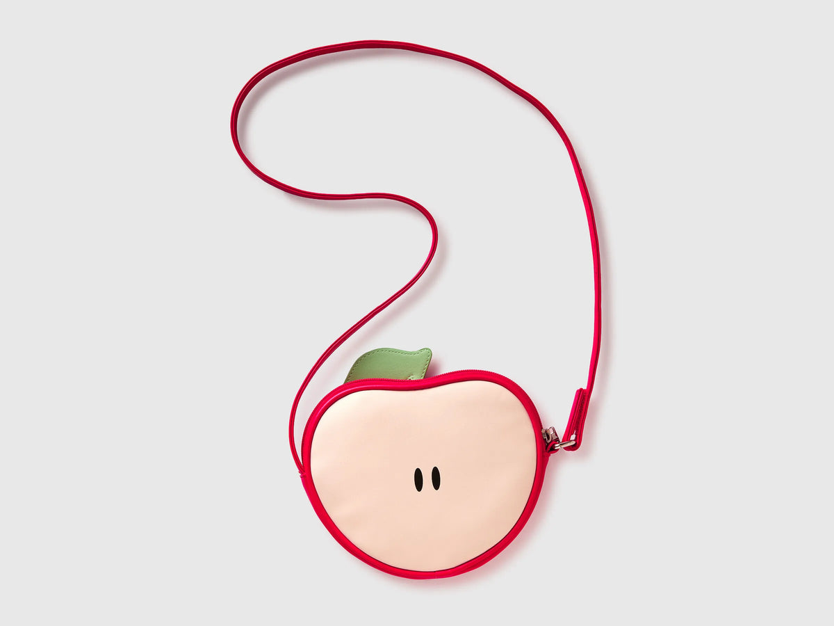 Benetton Red Girls Apple-Shaped Crossbody Bag SKU: 66RVRY004_30A Image 02