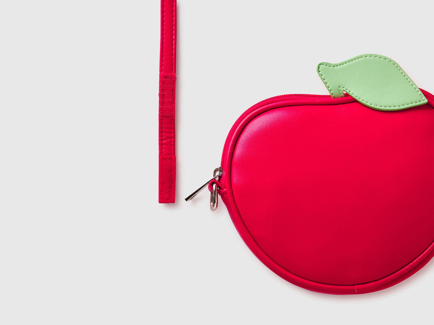 Benetton Red Girls Apple-Shaped Crossbody Bag SKU: 66RVRY004_30A Image 03